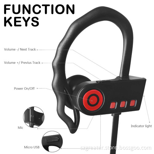 android oem sport bluetooth wireless earphone shenzhen intelligent electronic headphones with microphone